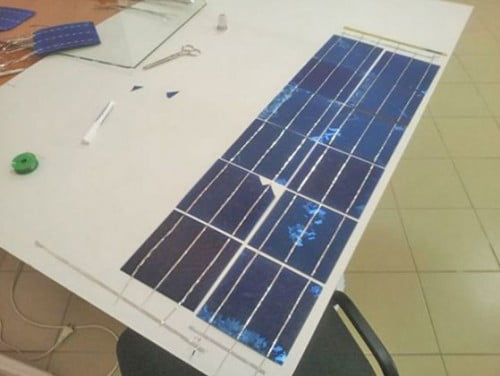 Фото: Соединяем элементы солнечной батареи