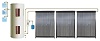 Бак 500 ли с 2 теплообменниками и ТЭНом, 5 солнечных коллекторов из 24 тепловых трубок Зима 500 (120)