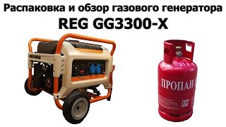 Распаковка и обзор газового генератора REG GG3300-X