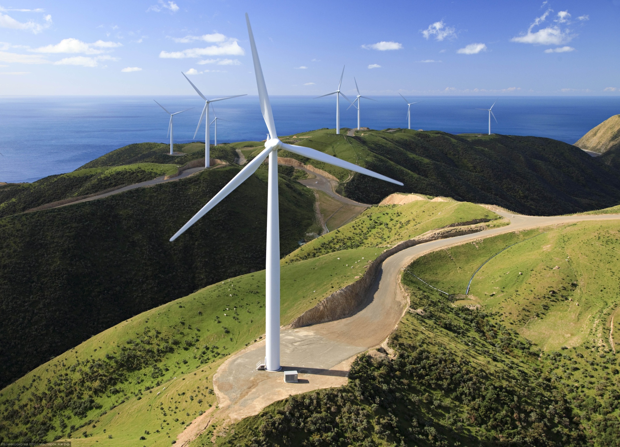 West Wind - Erster Windpark in Neuseeland / West Wind – First wind farm in New Zealand