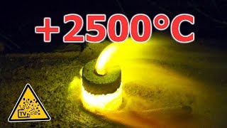 Горящая термитная шашка +2500°C