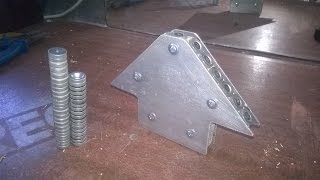 Самодельный магнитный уголок для сварки \ DIY magnetic area for welding